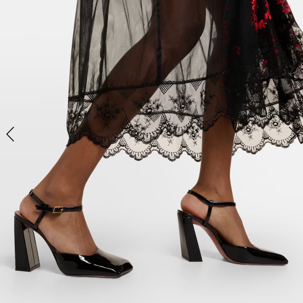 Amina Muaddi Charlotte 95 pumps